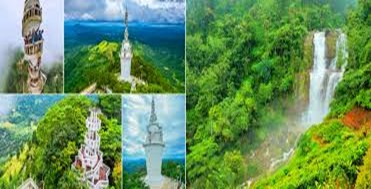 Temples and waterfalls