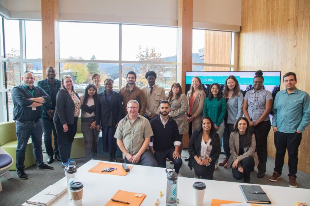 All of the competitors, judges and instructors at the third annual Business Case Competition