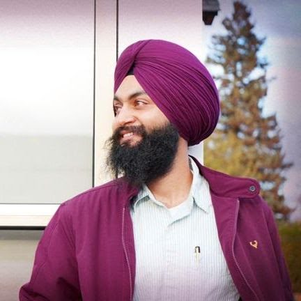 Harsimran Singh outdoors in winter